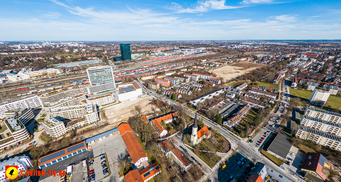 20.02.2023 - der Hachinger Bach zwischen Berg am Laim und Neuperlach